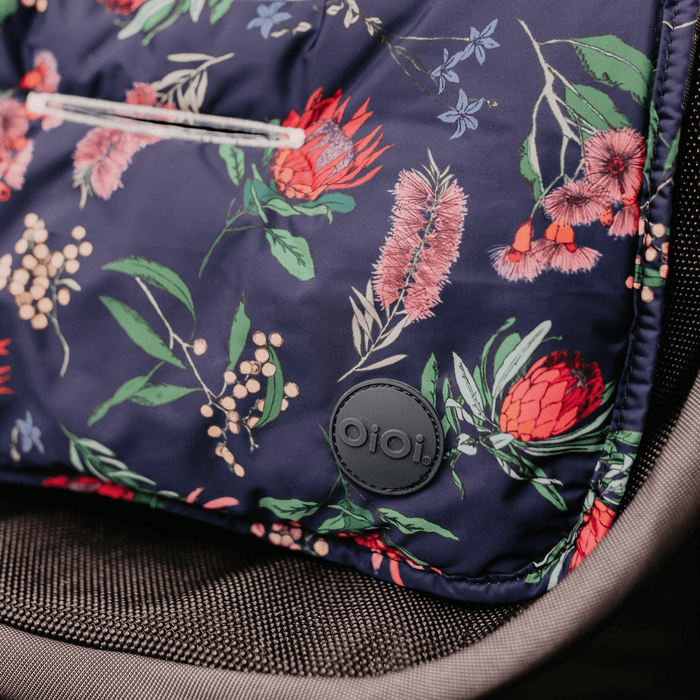 Reversible pram liner - Botanical