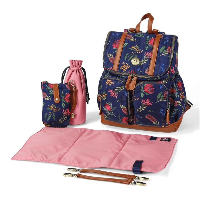 Signature Nappy Backpack - Botanical Floral Nylon