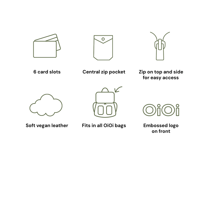 Card Wallet - Chestnut Vegan Leather