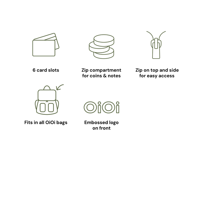 Card Wallet - Jet Black Genuine Leather