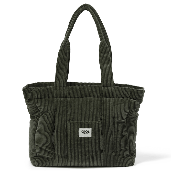 Everyday Tote - Moss Green Corduroy (PRE-ORDER FOR AUGUST DELIVERY)