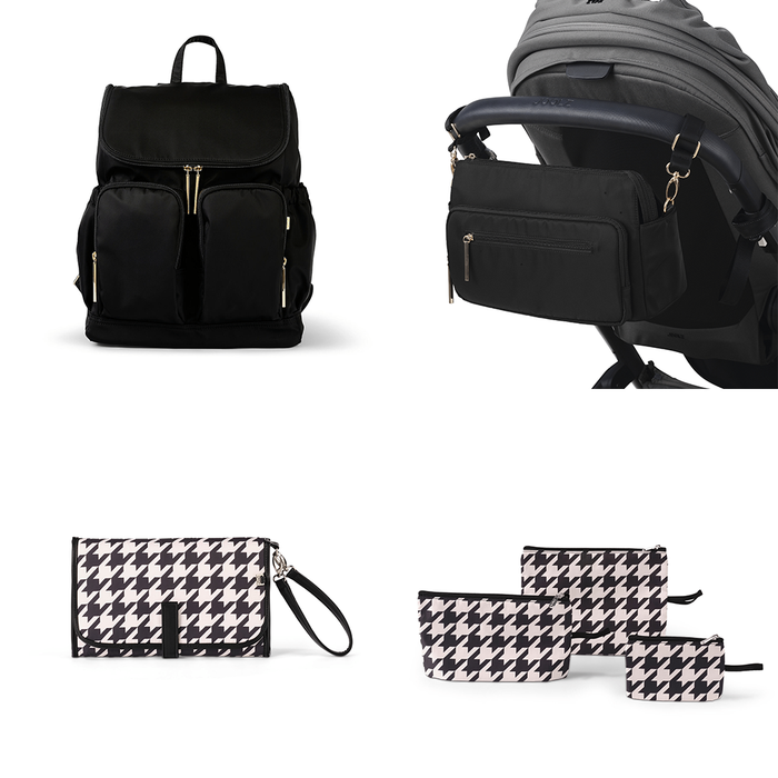 First Time Parent Bundle - Nylon & Houndstooth
