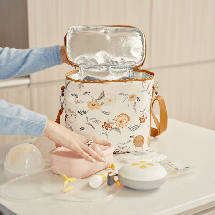 Midi Insulated Lunch Bag/Pumping Bag - Wildflower