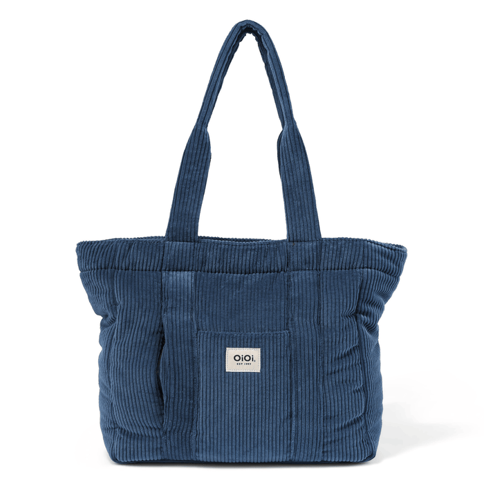 Everyday Tote - Ocean Blue Corduroy (PRE-ORDER FOR AUGUST DELIVERY)
