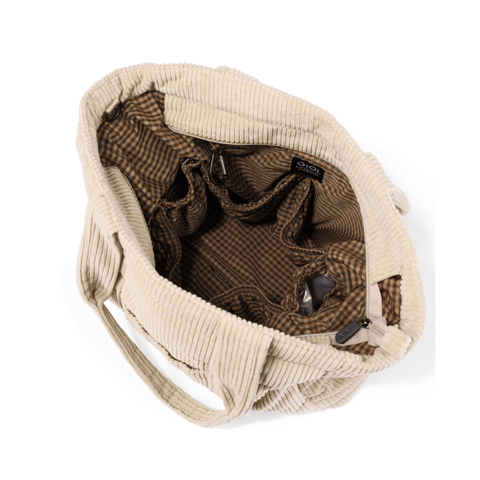 Everyday Tote - Cream Corduroy (PRE-ORDER FOR AUGUST DELIVERY)