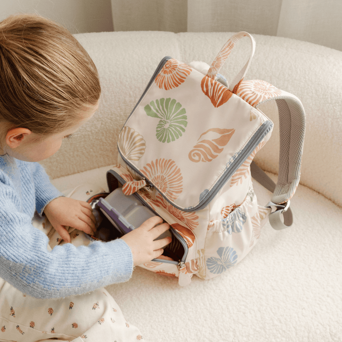 Signature Kids Backpack - Seashells (PRE-ORDER FOR FEBRUARY DELIVERY)