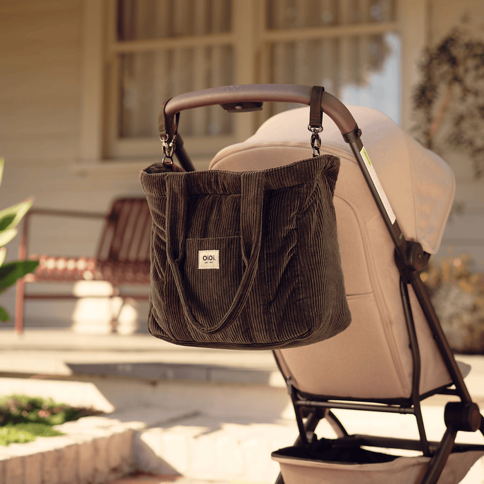 Everyday Tote - Chocolate Brown Corduroy (PRE-ORDER FOR AUGUST DELIVERY)
