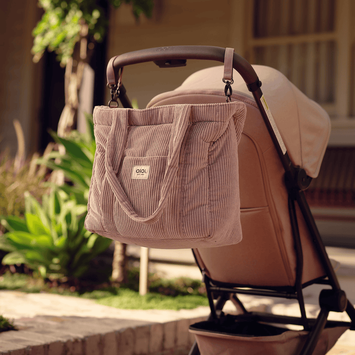 Everyday Tote - Rose Pink Corduroy (PRE-ORDER FOR AUGUST DELIVERY)