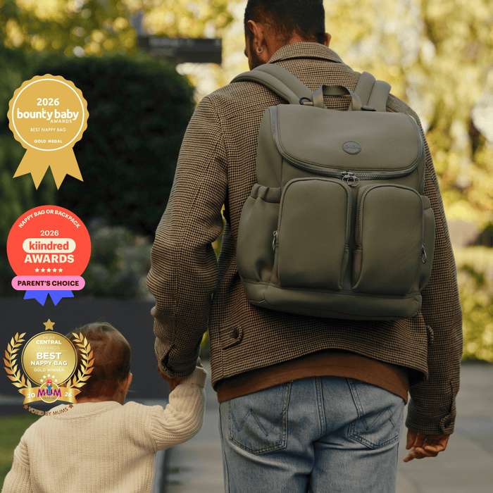 Signature Diaper Backpack - Sage Neoprene