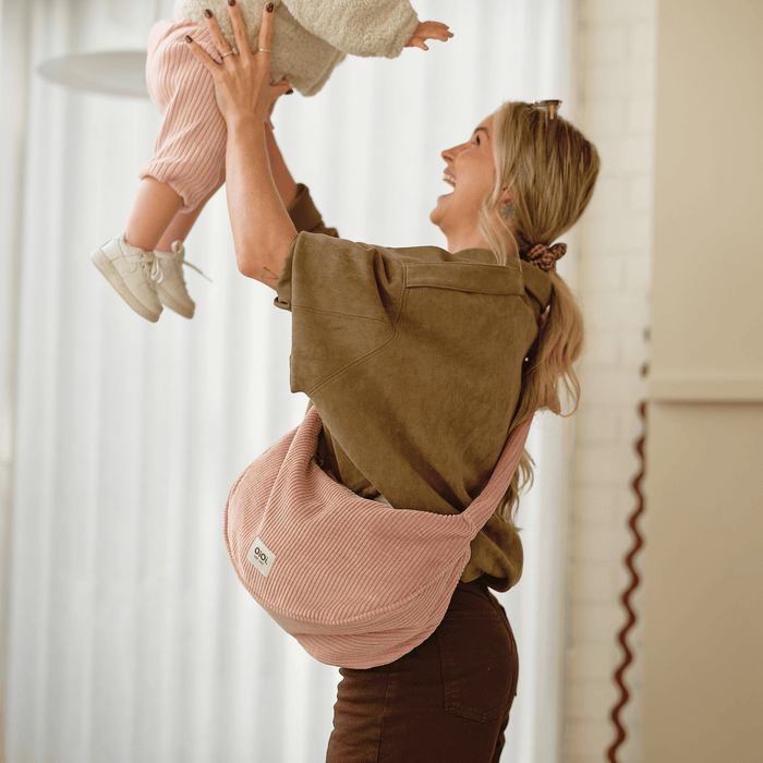 Luna Crossbody - Rose Pink Corduroy (PRE-ORDER FOR AUGUST DELIVERY)