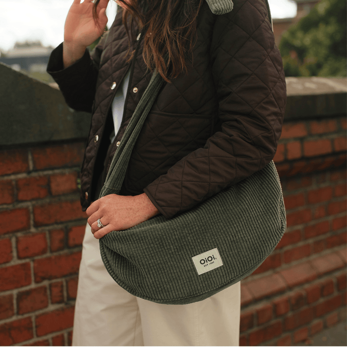 Luna Crossbody - Moss Green Corduroy (PRE-ORDER FOR AUGUST DELIVERY)