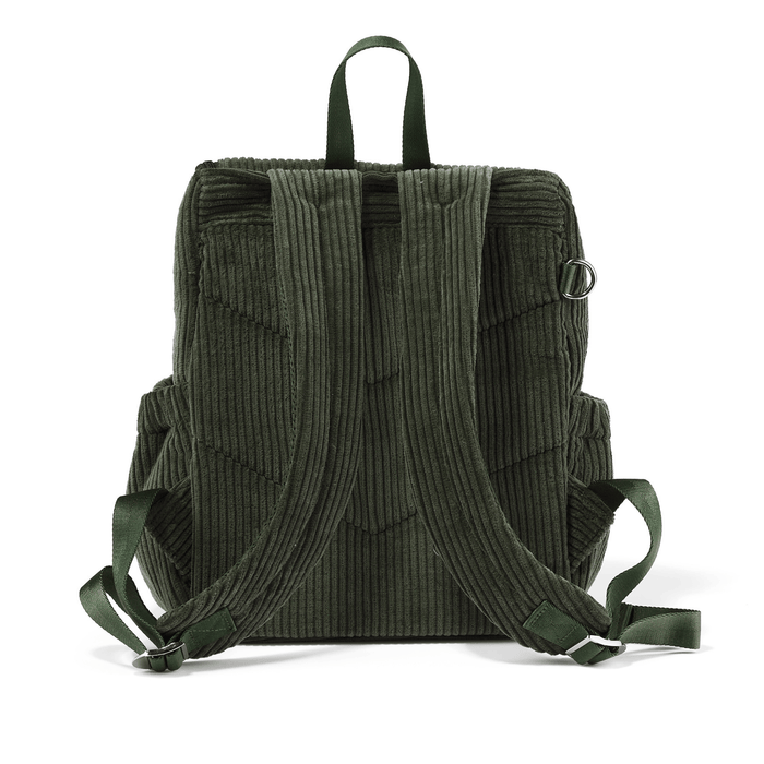 Signature Kids Backpack - Moss Green Corduroy (PRE-ORDER FOR AUGUST DELIVERY)