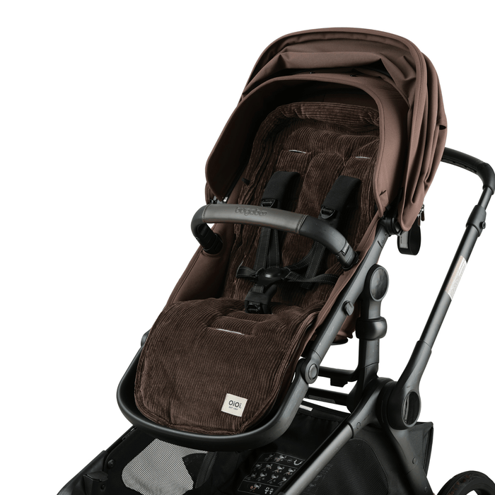 4-in-1 Convertible Footmuff - Chocolate Brown Corduroy (PRE-ORDER FOR AUGUST DELIVERY)
