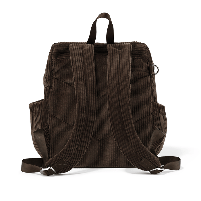 Signature Kids Backpack - Chocolate Brown Corduroy (PRE-ORDER FOR AUGUST DELIVERY)