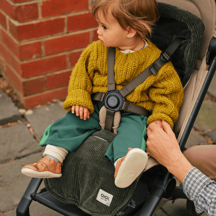 4-in-1 Convertible Footmuff - Moss Green Corduroy (PRE-ORDER FOR AUGUST DELIVERY)