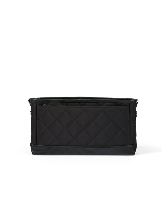 Signature Pram Caddy - Black Diamond Quilt Nylon