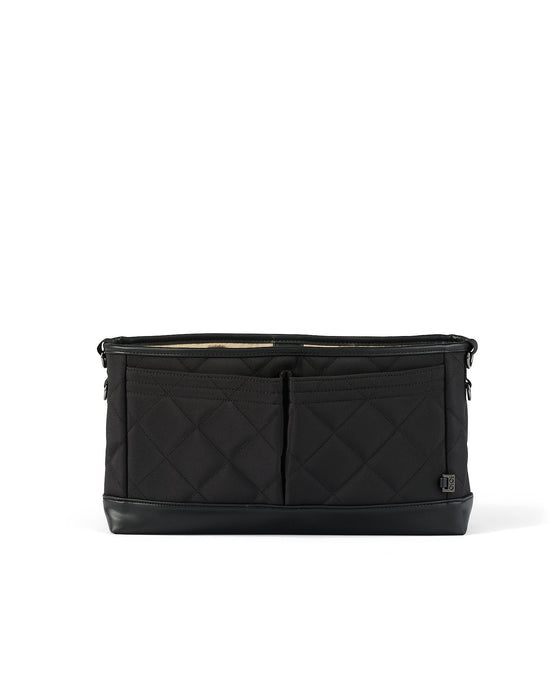Signature Pram Caddy - Black Diamond Quilt Nylon