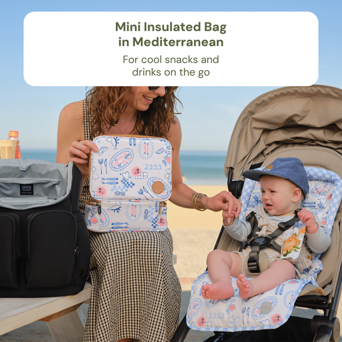 Baby & Toddler Nappy Bag Bundle – Chestnut, Seashells & Mediterranean