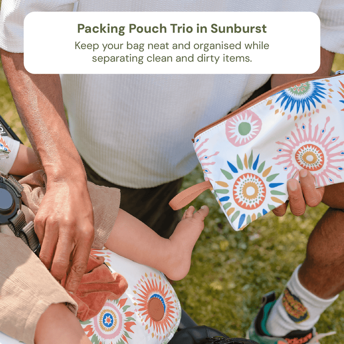 Triple Tote Baby Bundle – Black & Sunburst