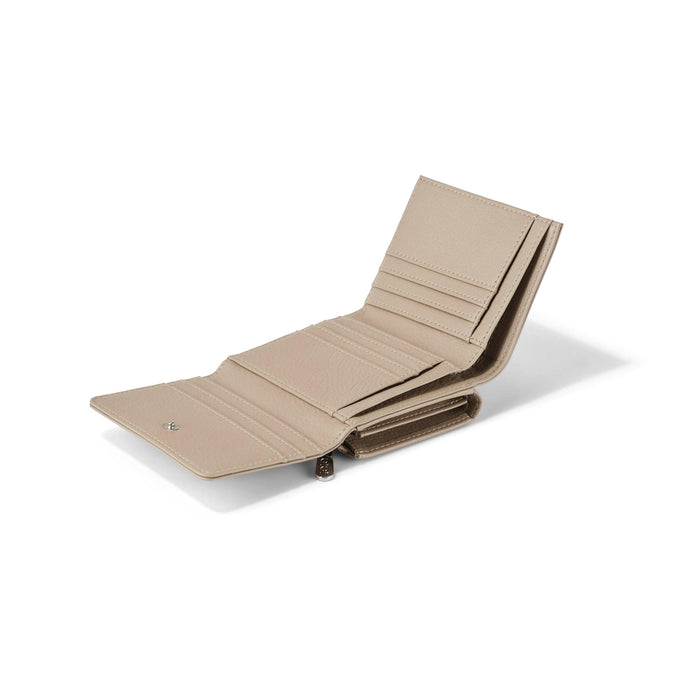 Trifold Wallet - Oat Vegan Leather