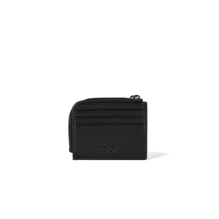 Card Wallet - Black Vegan Leather
