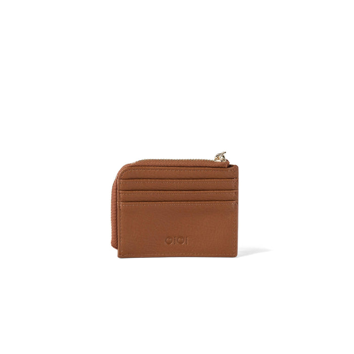 Card Wallet - Chestnut Vegan Leather