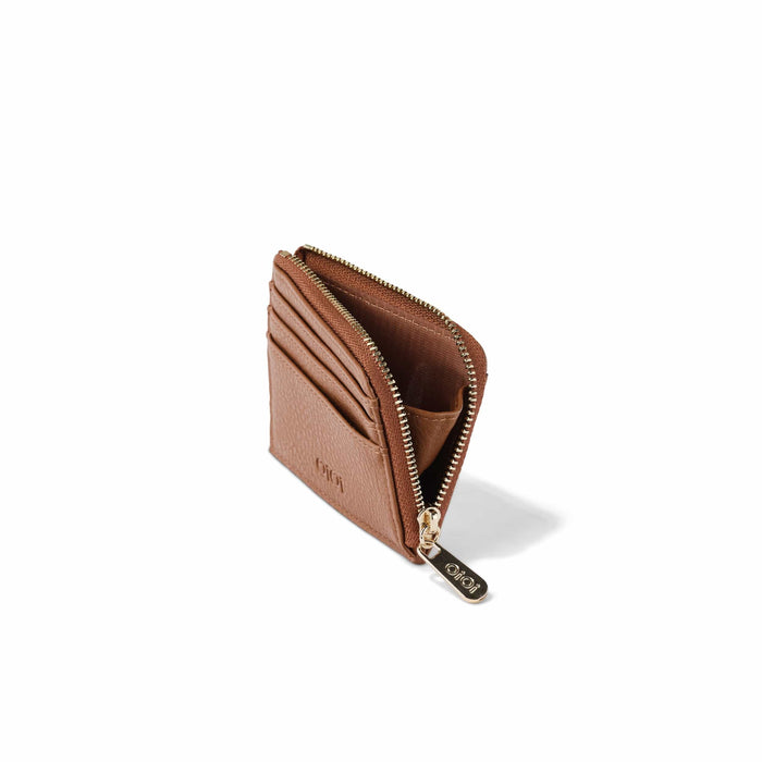 Card Wallet - Chestnut Vegan Leather