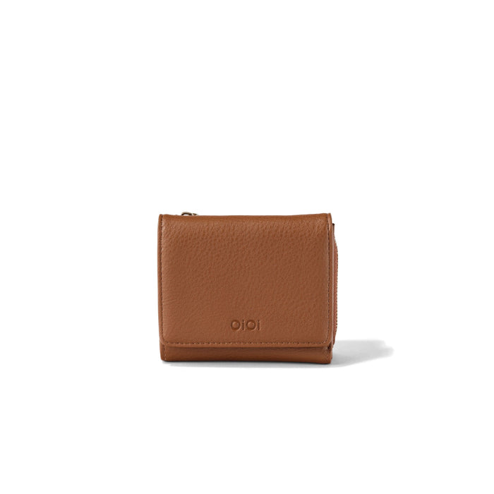 Trifold Wallet - Chestnut Vegan Leather