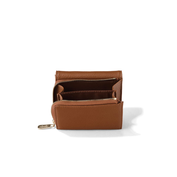 Trifold Wallet - Chestnut Vegan Leather
