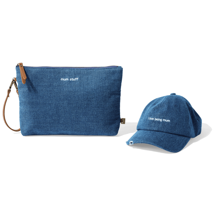 I Love Being Mum Bundle - Cap & Pouch