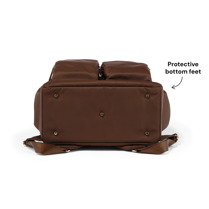 Signature Nappy Backpack - Chocolate Nylon