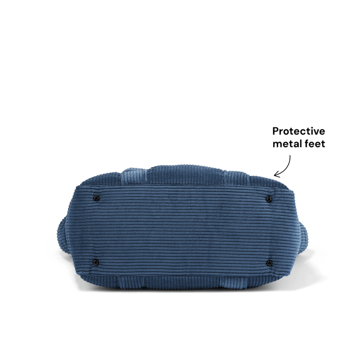 Everyday Tote - Ocean Blue Corduroy (PRE-ORDER FOR AUGUST DELIVERY)