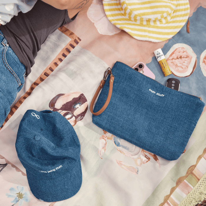 I Love Being Mum Bundle - Cap & Pouch