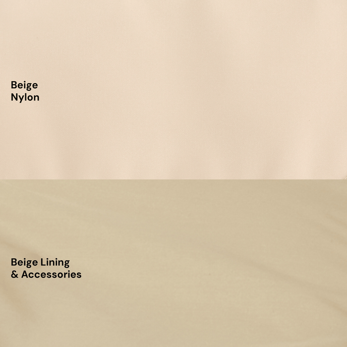 Signature Nappy Backpack - Beige Nylon