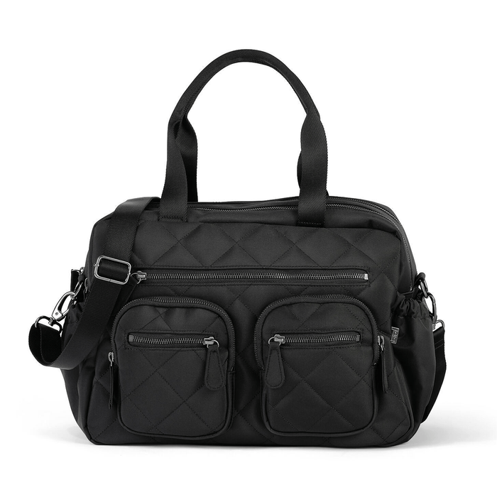 Carry All Nappy Bag - Black Diamond Quilt