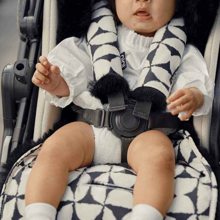 Reversible Pram Liner - Hourglass/Faux Fur