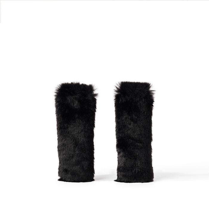 Reversible Pram Harness Cover Set - Hourglass/Faux Fur