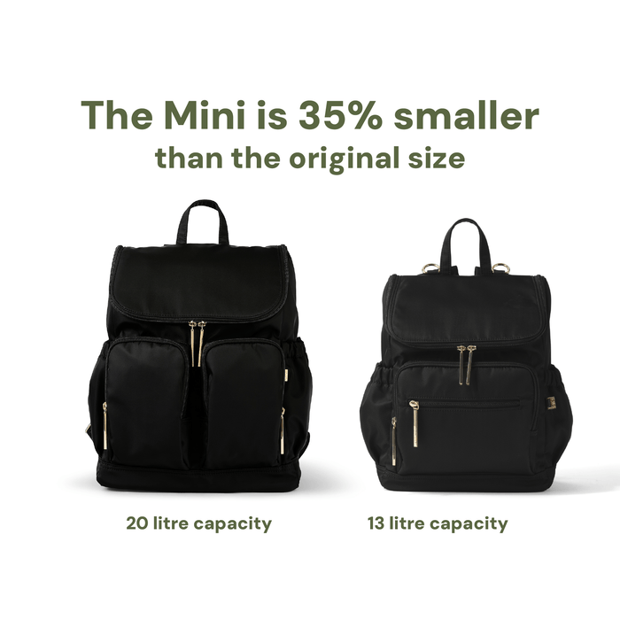 Signature Mini Backpack 2.0 - Black Nylon