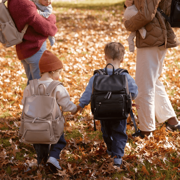 Signature Mini Backpack - Black Vegan Leather