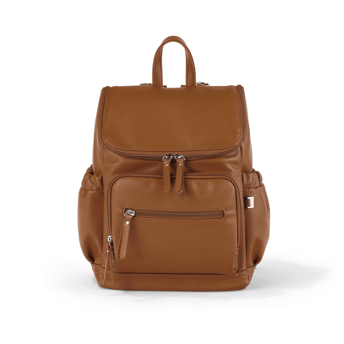 Signature Mini Backpack 2.0 - Chestnut Brown Vegan Leather