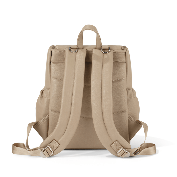 Signature Mini Backpack - Oat Vegan Leather