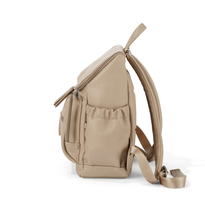 Signature Mini Backpack - Oat Vegan Leather