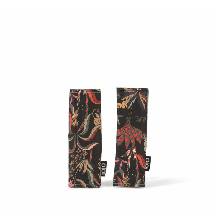 Reversible Pram Harness Cover Set - Jungle Black/White