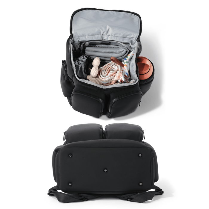 Signature Nappy Backpack - Black Neoprene