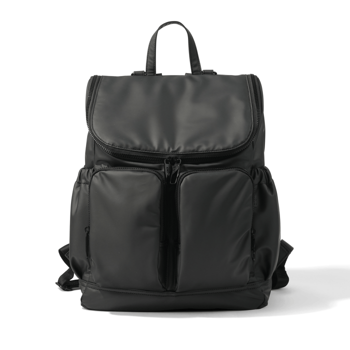 Signature Nappy Backpack - Black Weatherproof