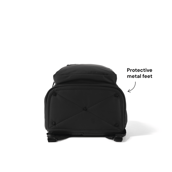 Traveller Nappy Backpack - Black Weatherproof